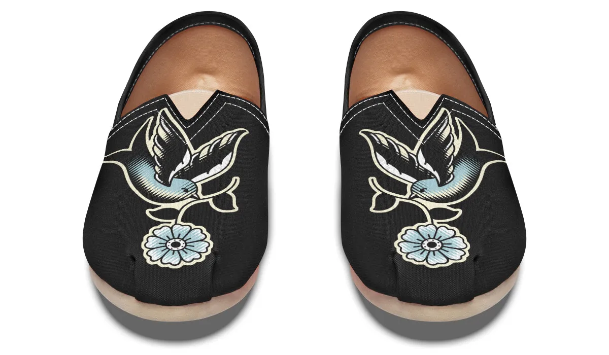 synthetic leather Traditional Swallow Casual Shoes