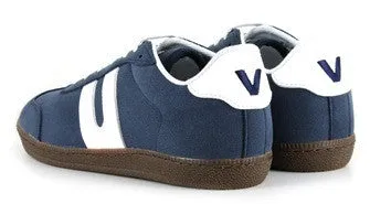 Cheatah Sneaker in Navy from Vegetarian Shoes Comfort footbed