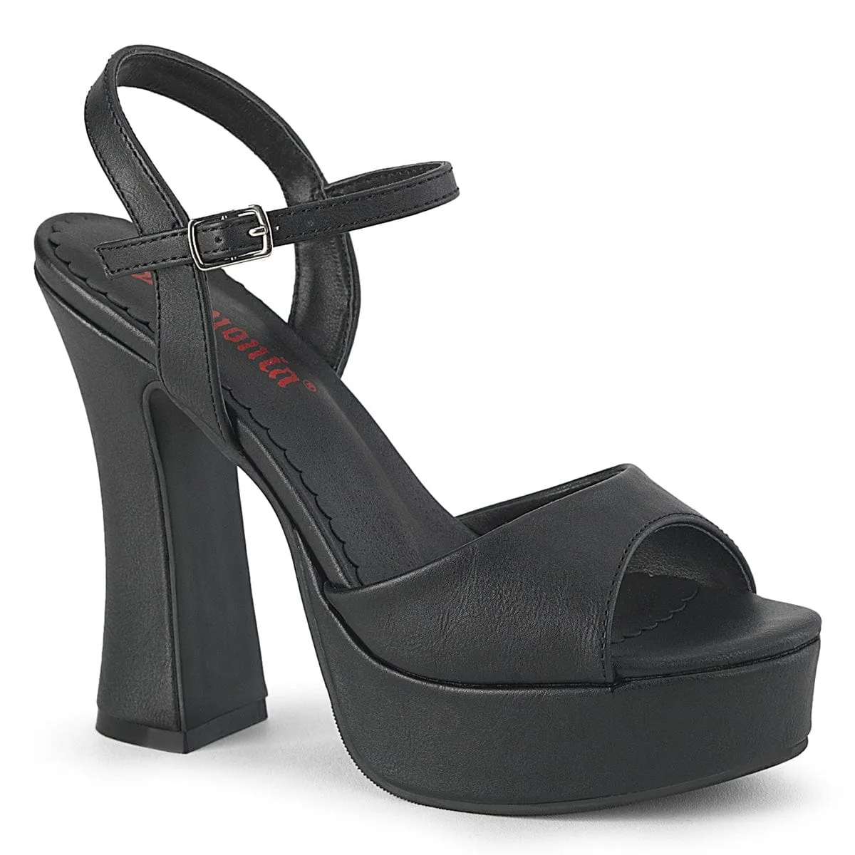 Every Step Trend Hot DOLLY-09 Black Vegan Leather