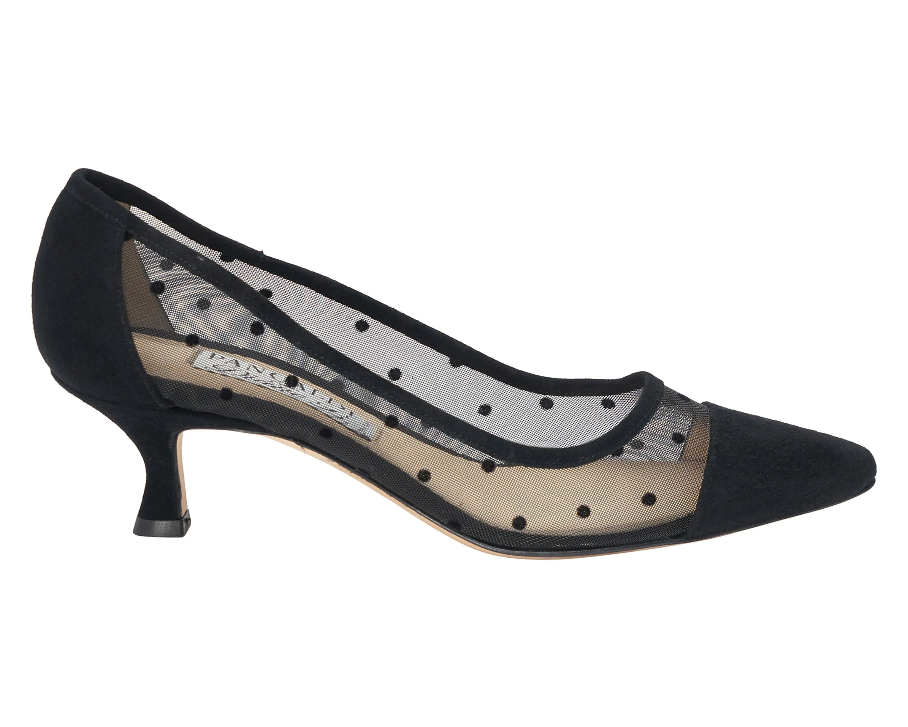 Dolly Stretchable Fabric Open Toe Evening Pumps