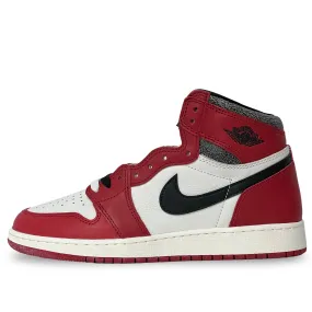 Nike Air Jordan 1 High Chicago Lost And Found GS Toe Protection Heritage Line