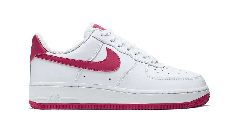 sports Icon Walk Nike Air Force 1 Low White Wild Cherry (W)
