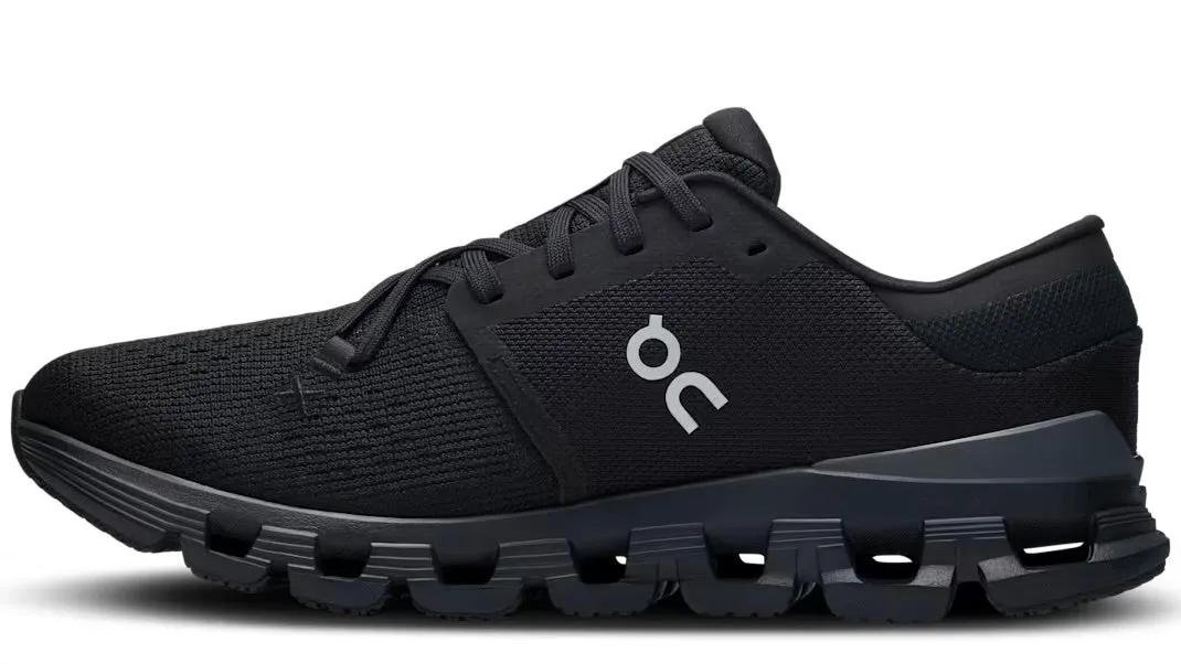 Durable Build Trail Running Comfortable Design On Running Cloud X 4 Black Eclipse (Women's)