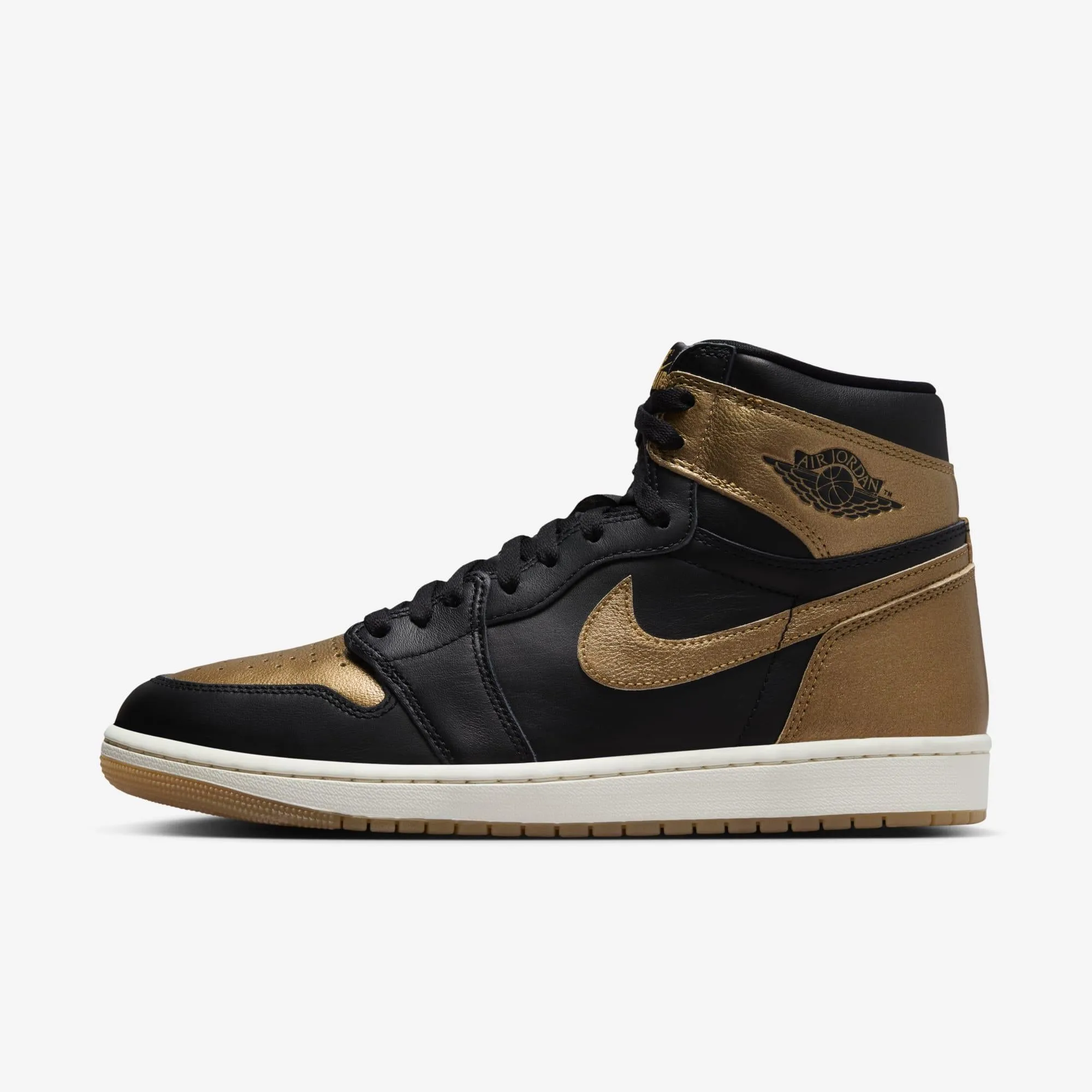 (Men's) Air Jordan 1 Retro High OG 'Metallic Gold' (2024) DZ5485-071 Impact Dispersion