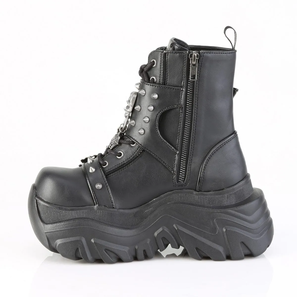 Foam Base spring fresh ECHO-60 Black Vegan Leather