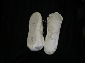 Economy Dansoft -- Leather Full Sole Ballet -- White Any Path