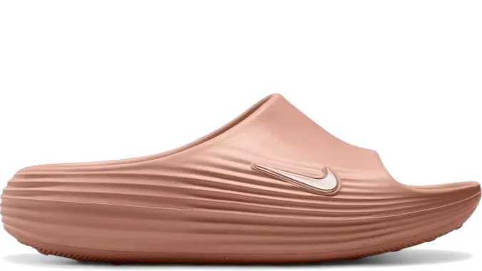 Nike ReactX Rejuven8 Slide Rose Gold (Women's) Anti Bacterial