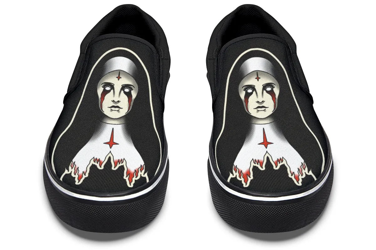 The Nun Slip On Shoes Japan Neat Power Base