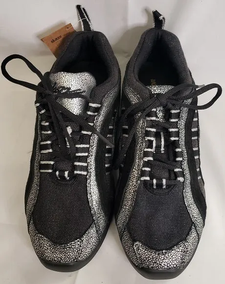 Cactus Cool Elastic laces Electron -- Split Sole Dancesneaker -- Black/Silver