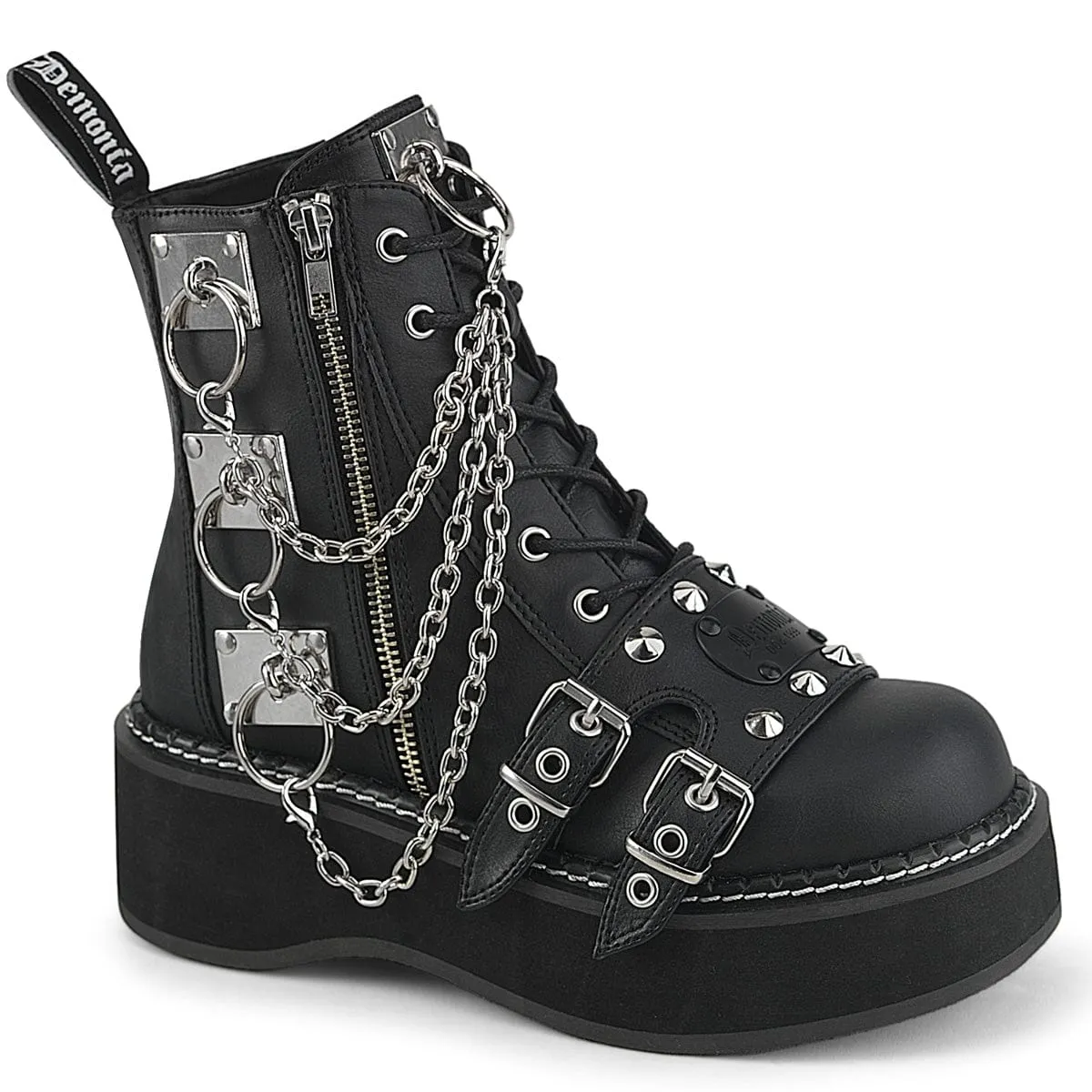 Kids Fun EMILY-57 Black Vegan Leather