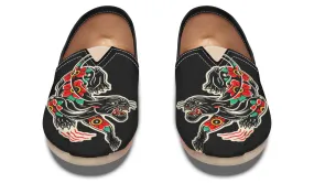 Gloss Finish Furio Crawling Panther Casual Shoes