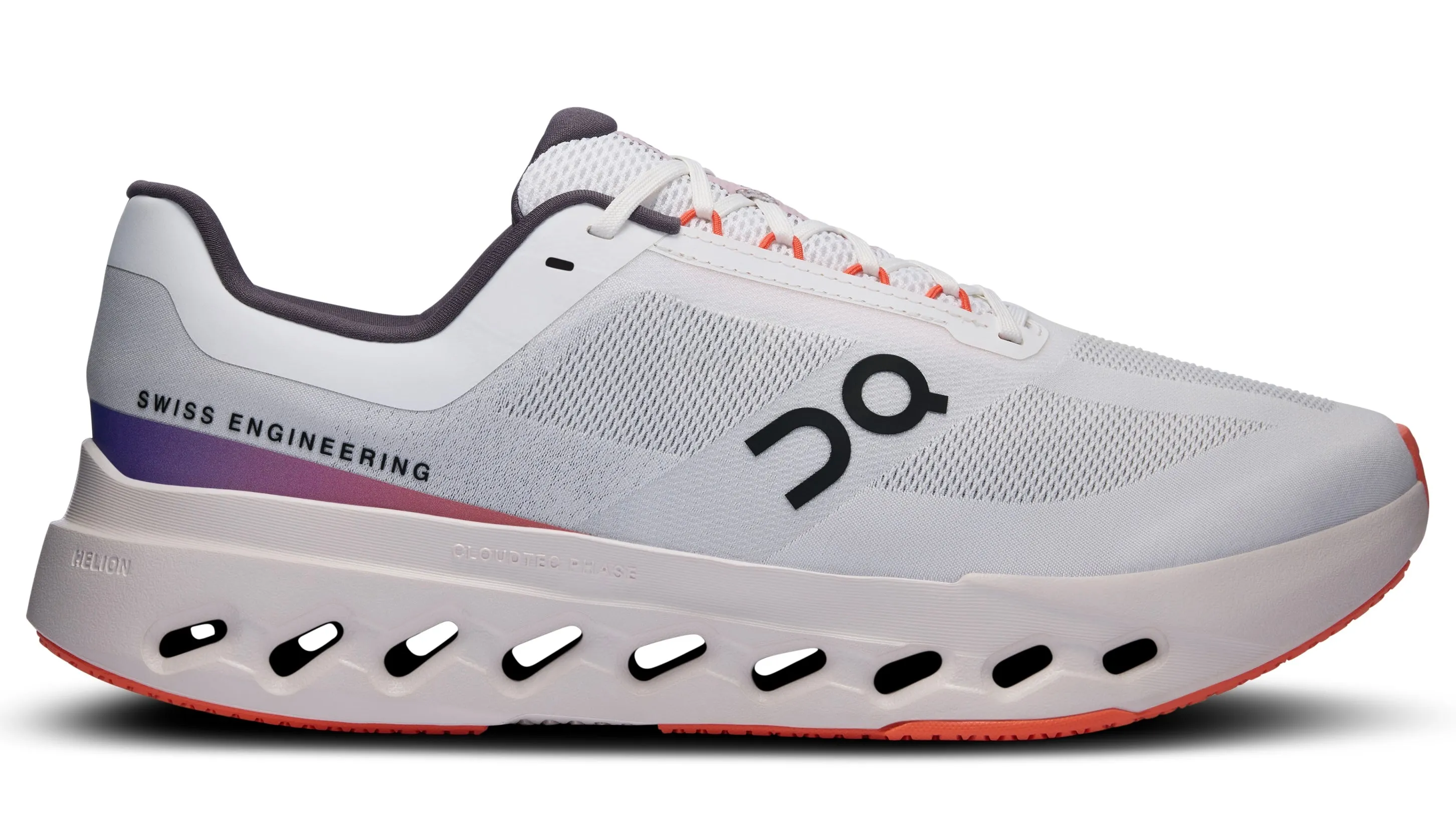 On Running Cloudsurfer Next White Flame (Women's) Padded collar Power Base