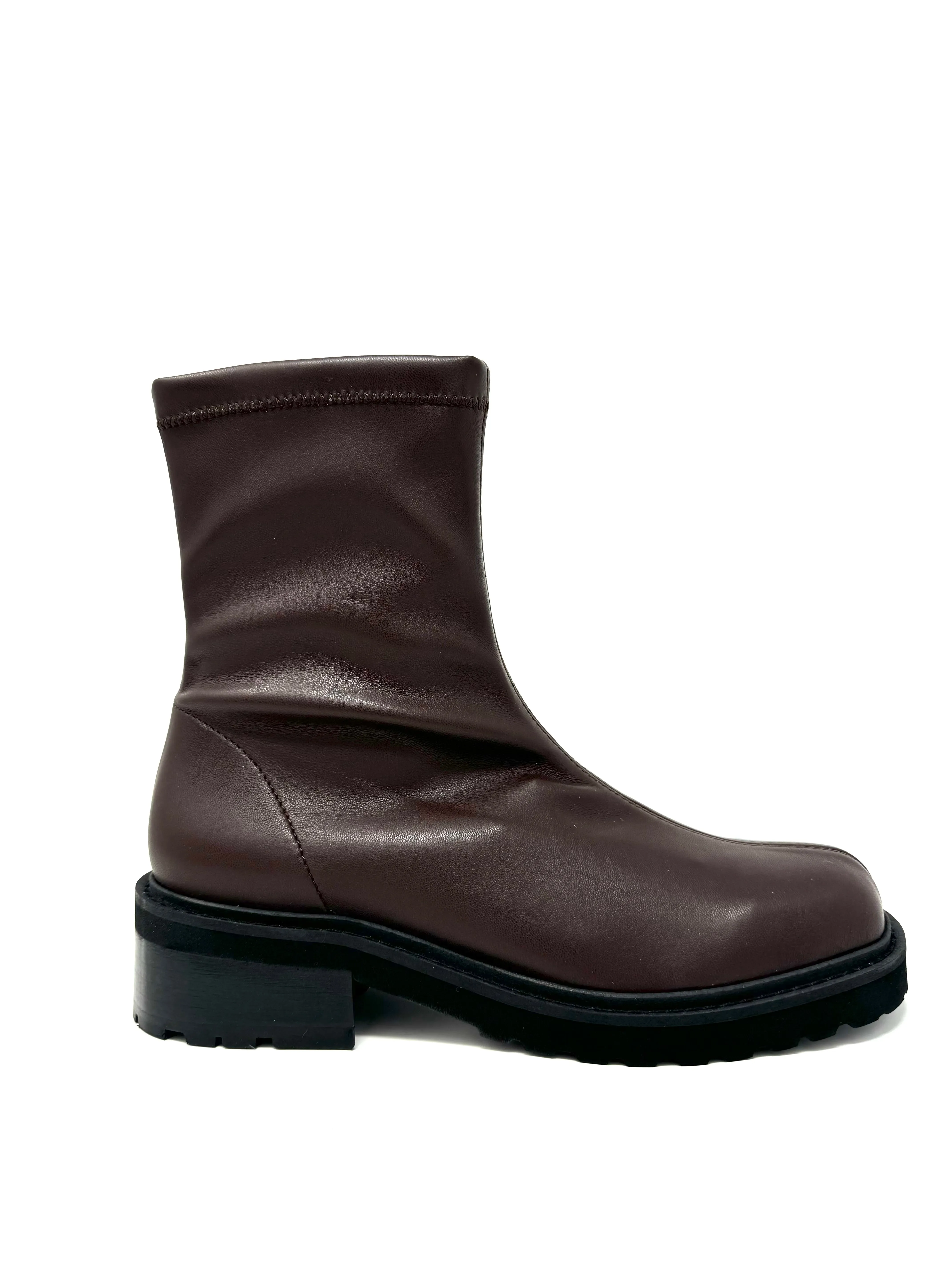Erica Stretch Boot in Walnut from Novacas Old School