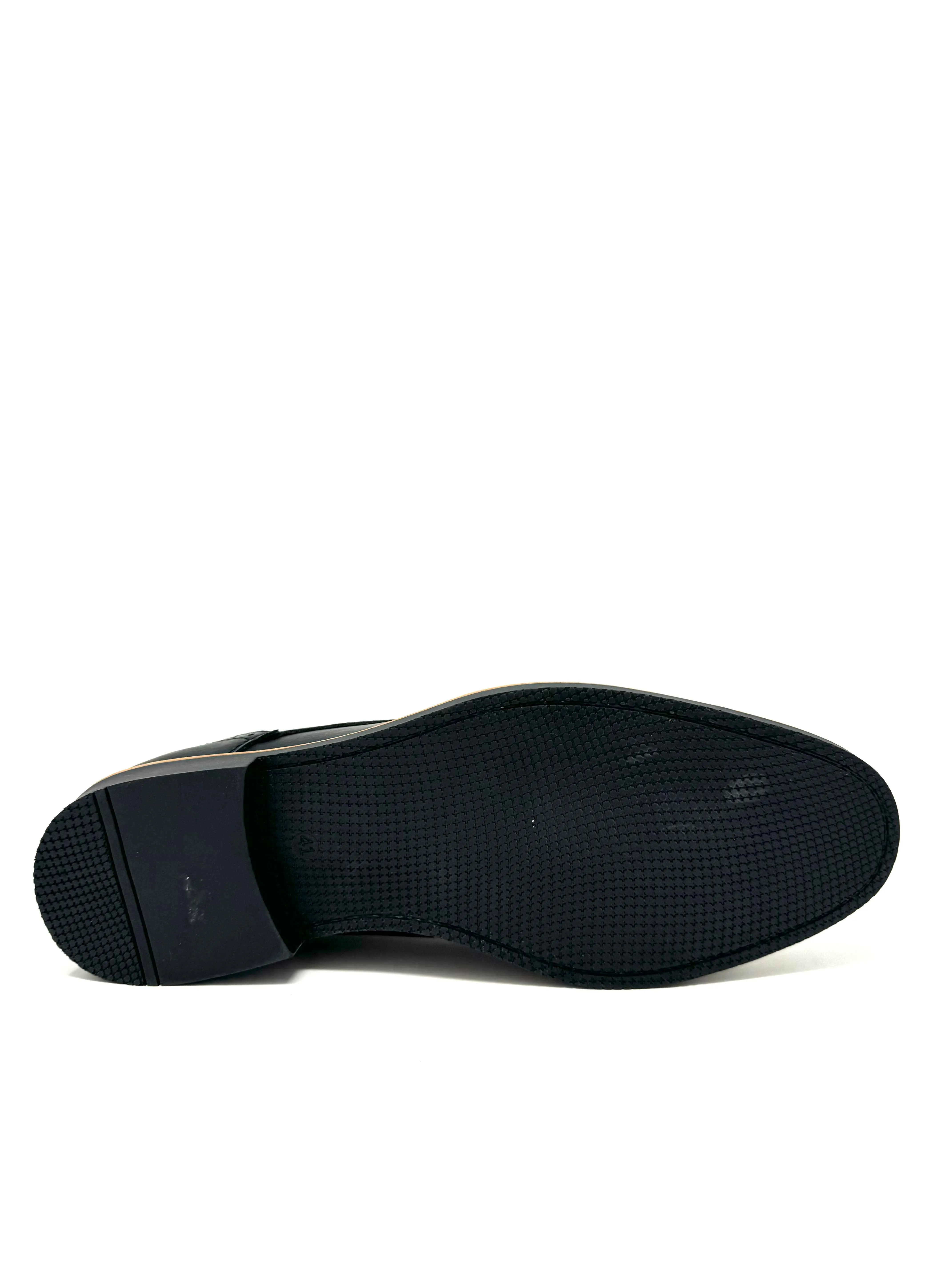 Ethan Brogue in Black from Novacas Kids Play