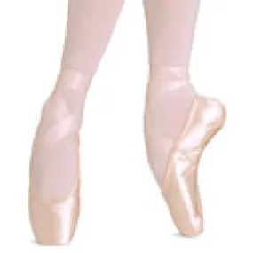 Bright Gold European Balance -- Pointe Shoe -- Pink Satin