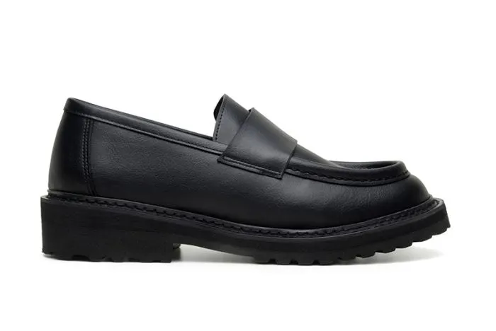 Ventilated Mesh Sunny Walks Storm Guard Everyday Loafer in Black from Ahimsa