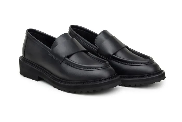 Everyday Loafer in Black from Ahimsa Memory Foam