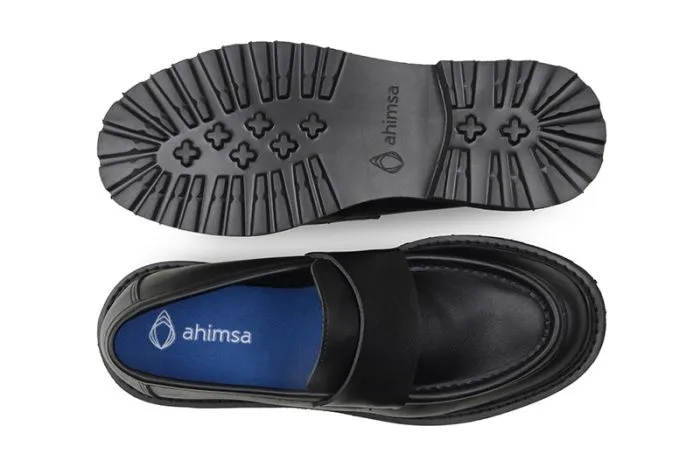 Everyday Loafer in Black from Ahimsa Stretchable Material