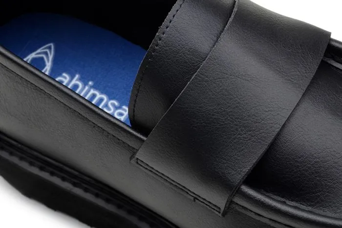 Comfort Curve Everyday Loafer in Black from Ahimsa