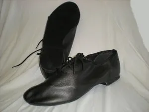 Water Edge Jazzy -- Full Sole Jazz Oxford, Suede Sole -- Black