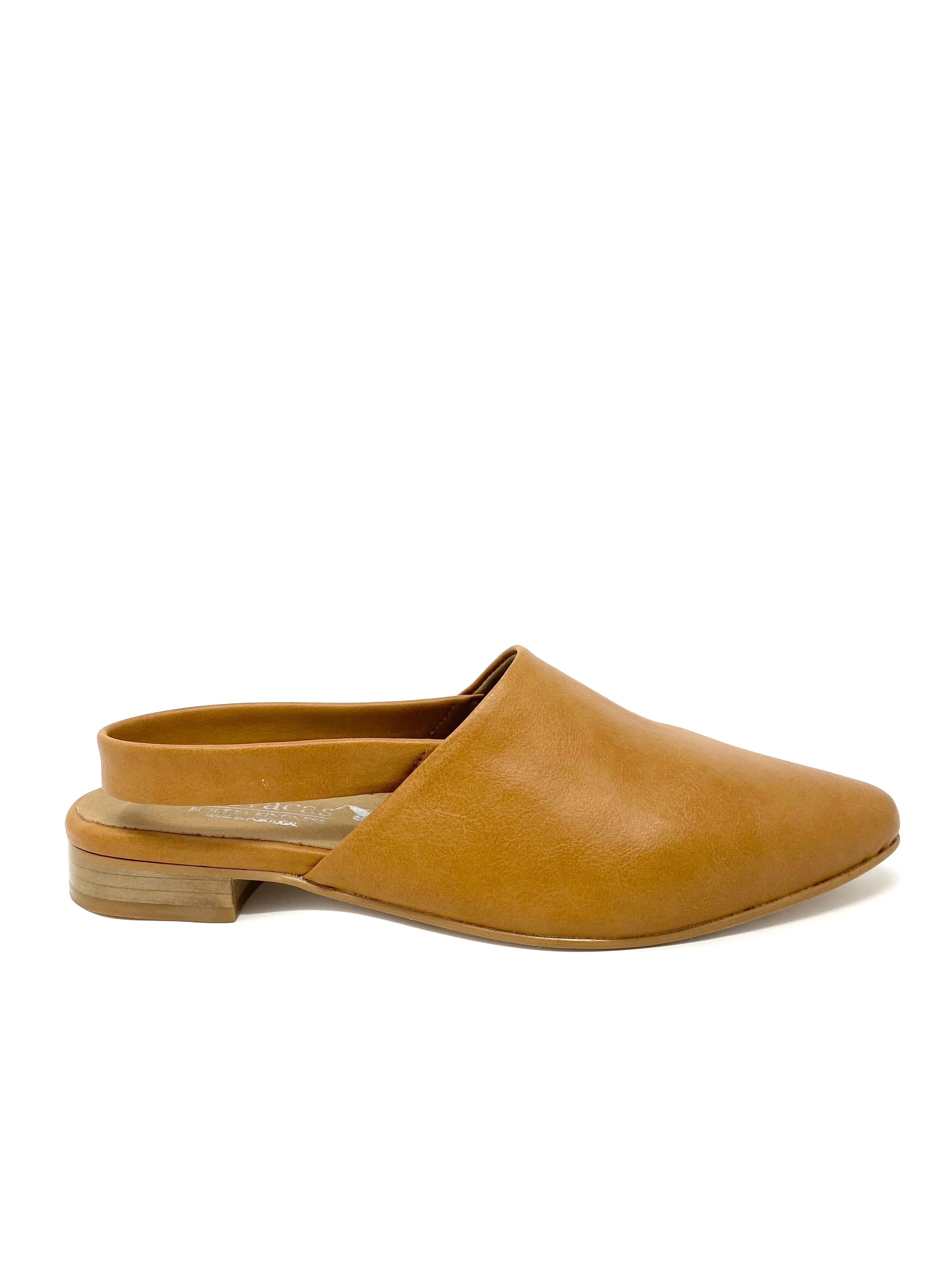 Versatile Power Grip Bianca Mule in Camel from Novacas