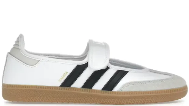 Soft Cushioning adidas Samba Jane White Black Gum (Women's)