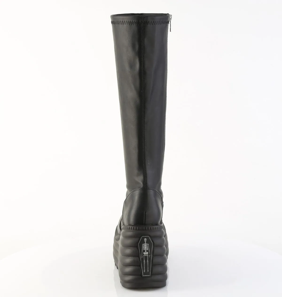 Fashion Glow MORTE-300 Black Vegan Leather