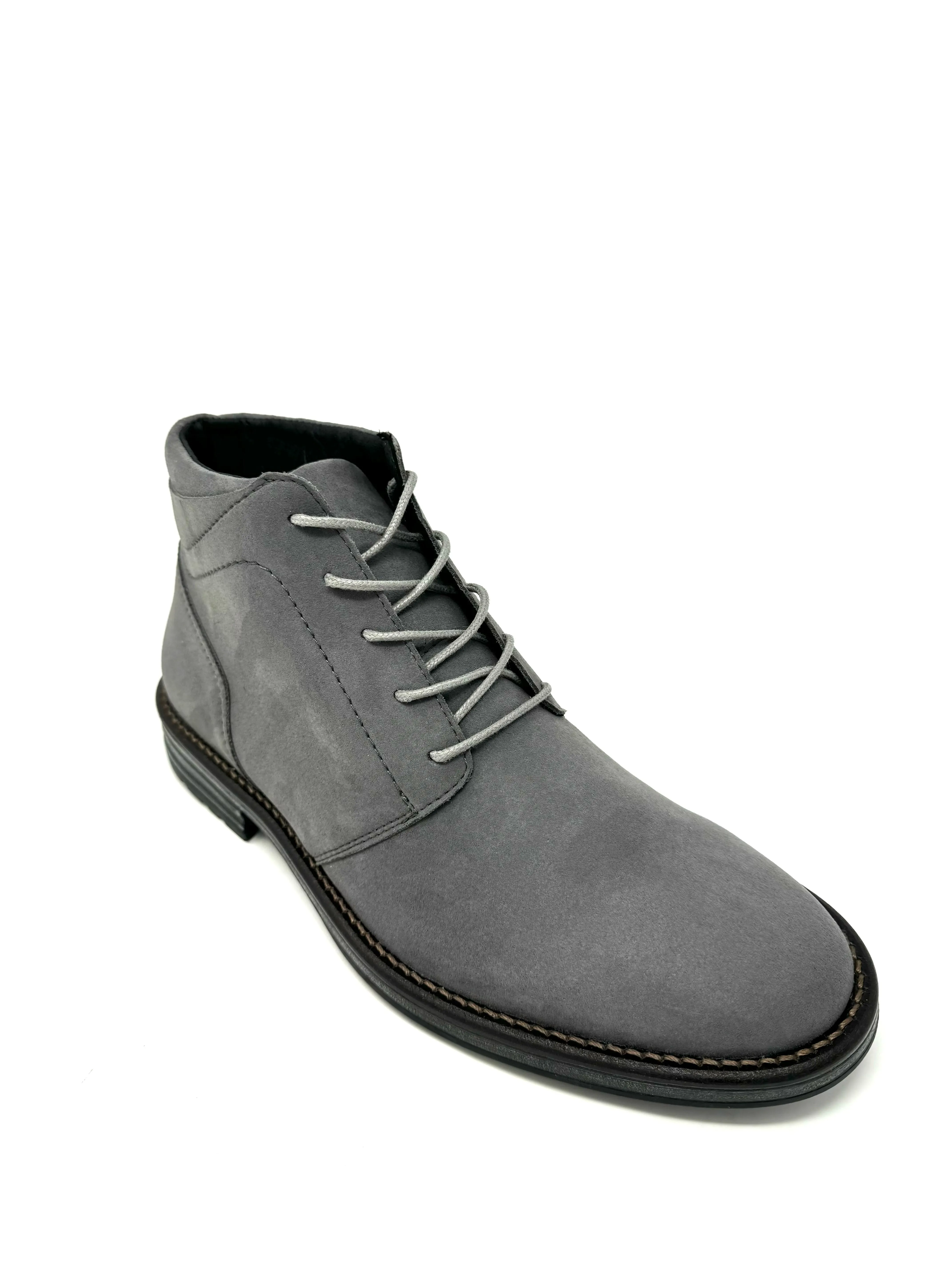 Fernando Boot in Grey Suede from Novacas Anti-odor technology