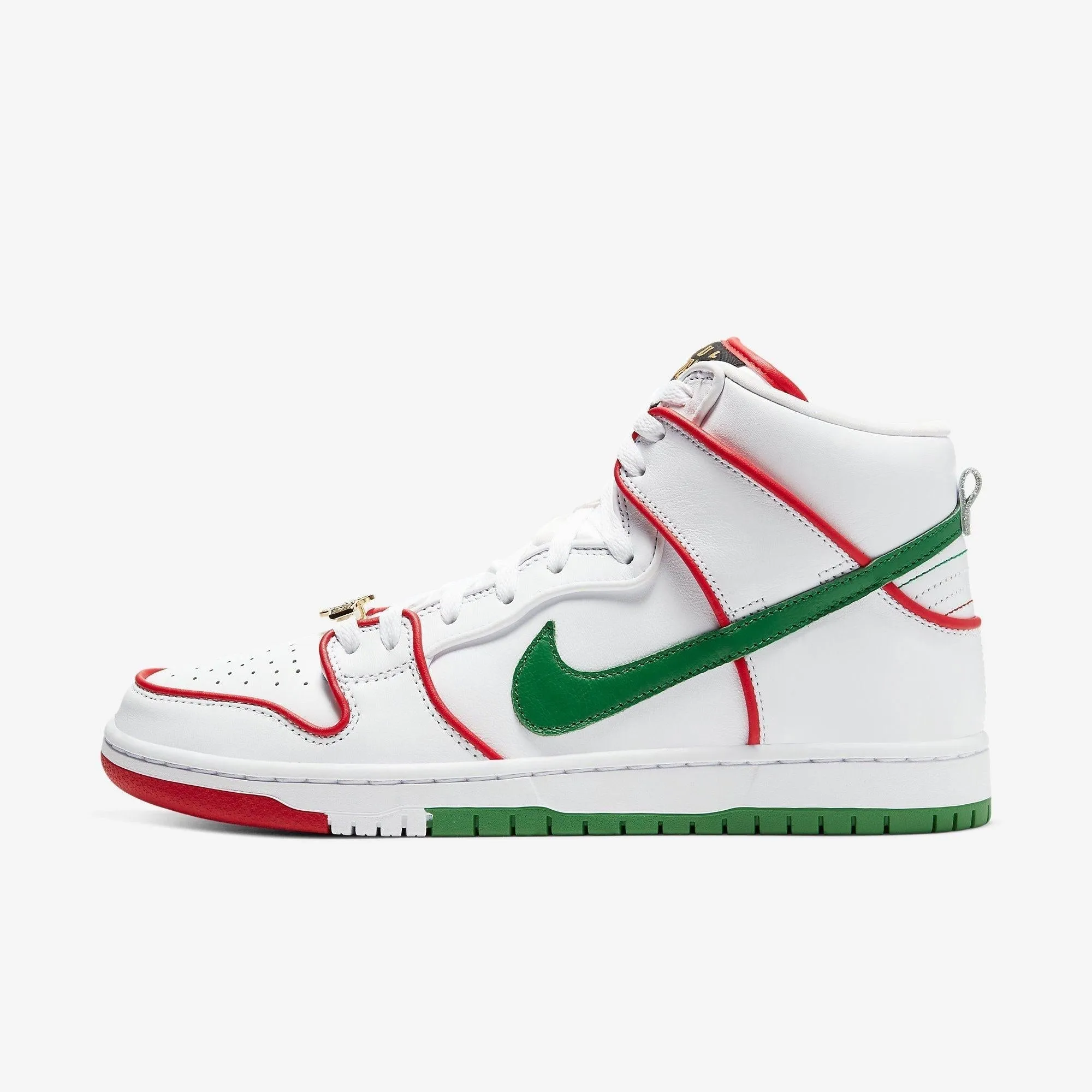 (Men's) Nike SB Dunk High PRM QS x Paul Rodriguez 'Mexico Boxing' (2020) CT6680-100 Comfortable Forefoot