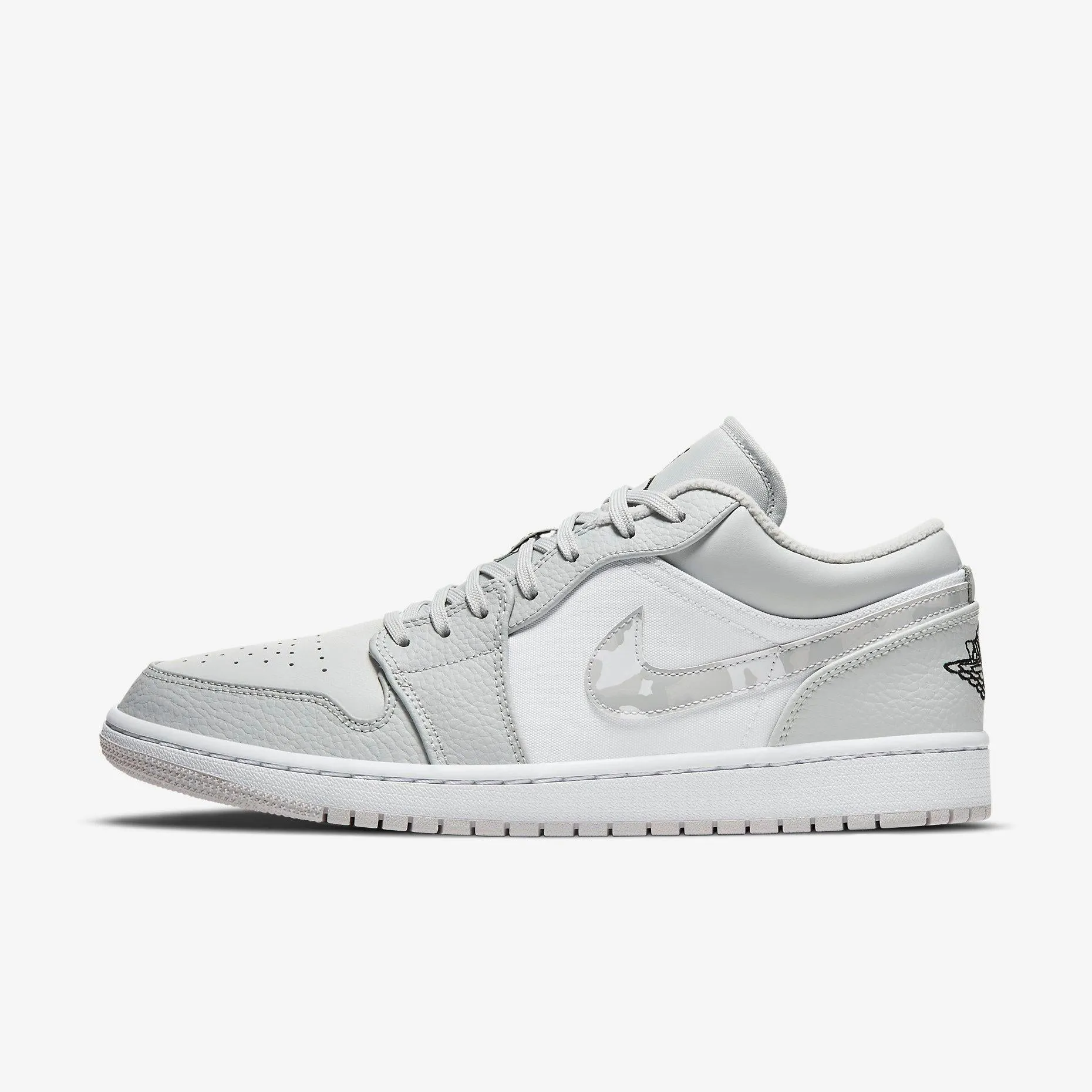 Energy Run (Men's) Air Jordan 1 Low 'White Camo' (2020) DC9036-100