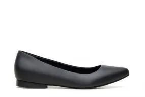 Diana Flats in Black Matte from Ahimsa City Stride Shoes Fashion Forward