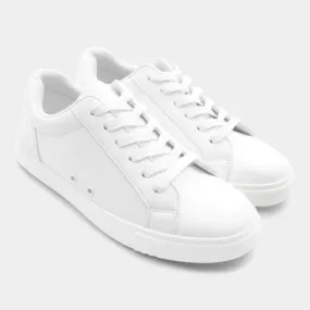 Mercedes -- Unisex Dance Sneaker -- All White Winter Base