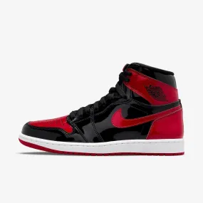 (Men's) Air Jordan 1 Retro High OG 'Reimagined Patent Bred / Banned' (2021) 555088-063 Clean Stitching Sports Class