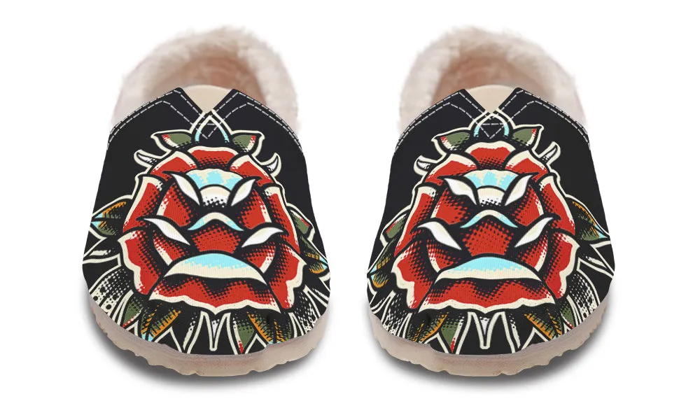 Mind Ease Traditional Rose Winter Casual Shoes