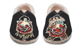 Crystal Glow Height Plus Traditional Ladies Winter Casual Shoes