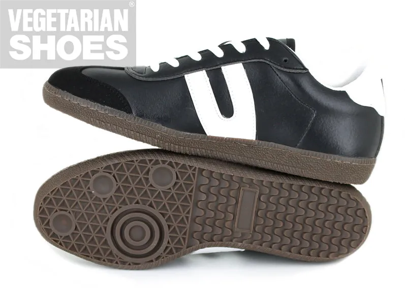 Multi-Functional Cheatah Sneaker in Black from Vegetarian Shoes