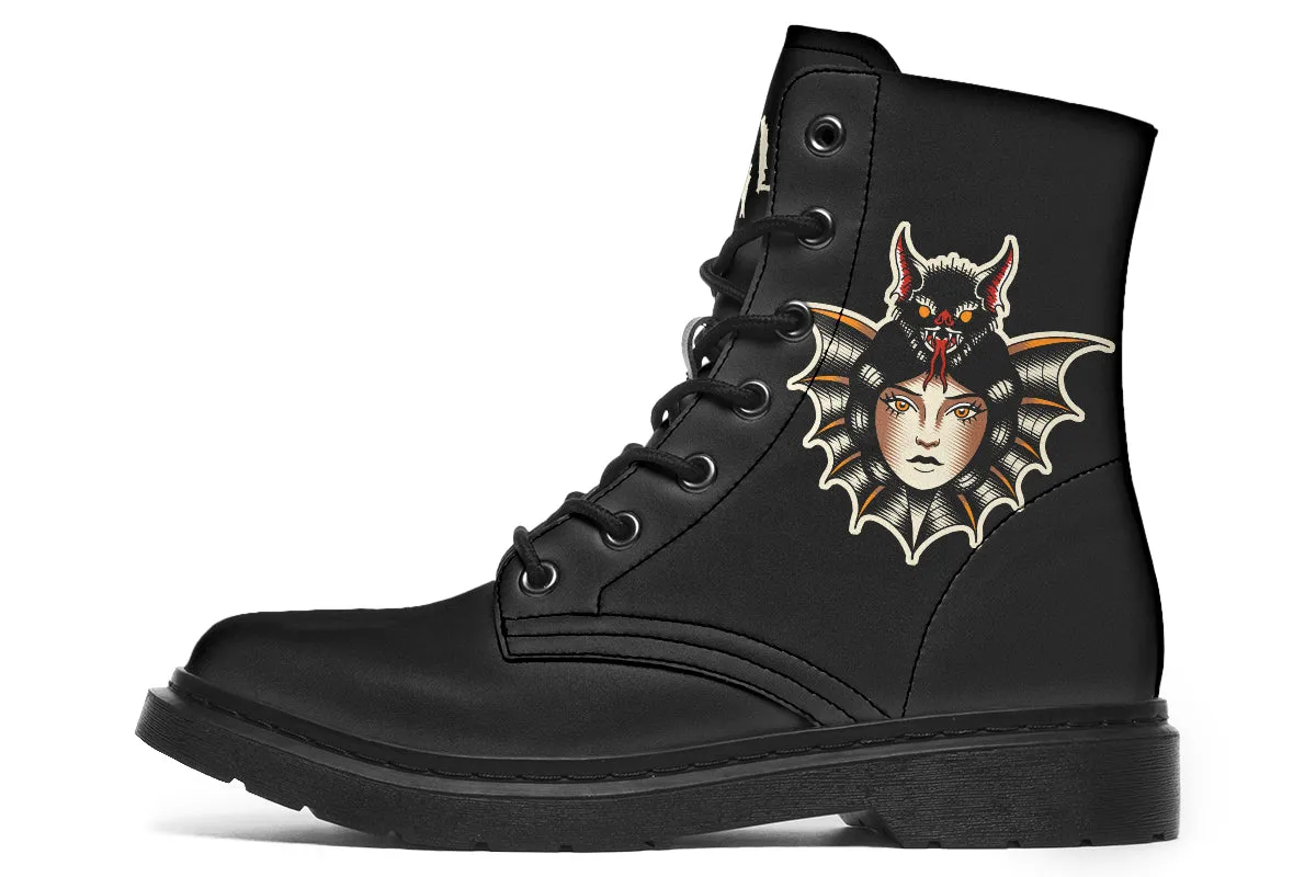 Bat Lady Boots Step Free Flexible Sole