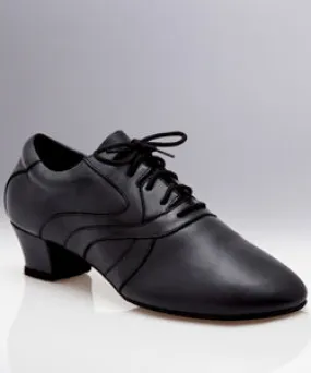 Bright Gold Franklin --  Mens 1.75" Latin Oxford -- Black