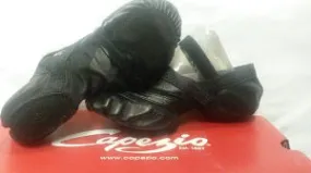 Freeform -- Split Sole Leather Ballet/Lyrical/Modern -- Black All Day Beach Walk