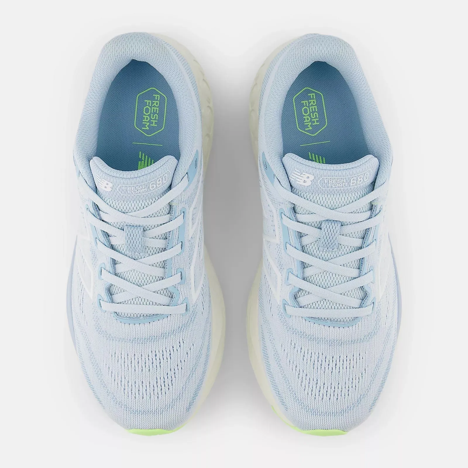 Fresh Foam X 680v8 - Quarry Blue and Chrome Blue London Cool Heat Mode