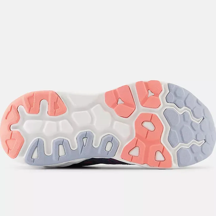 Clear Glow Reinforced Fresh Foam X 840v1 - Arctic Grey with Raspberry