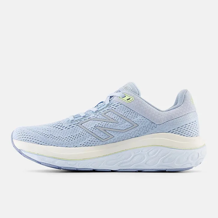 Fresh Foam X 860v14 - Light Chrome Blue with Limelight Work Base Track Run