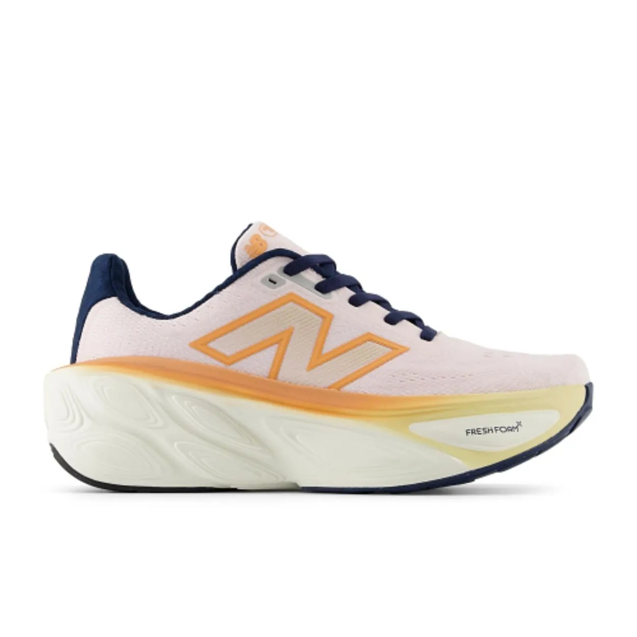 Fresh Foam X More v5 - Pink Granite with Copper Light Run Rain Guard