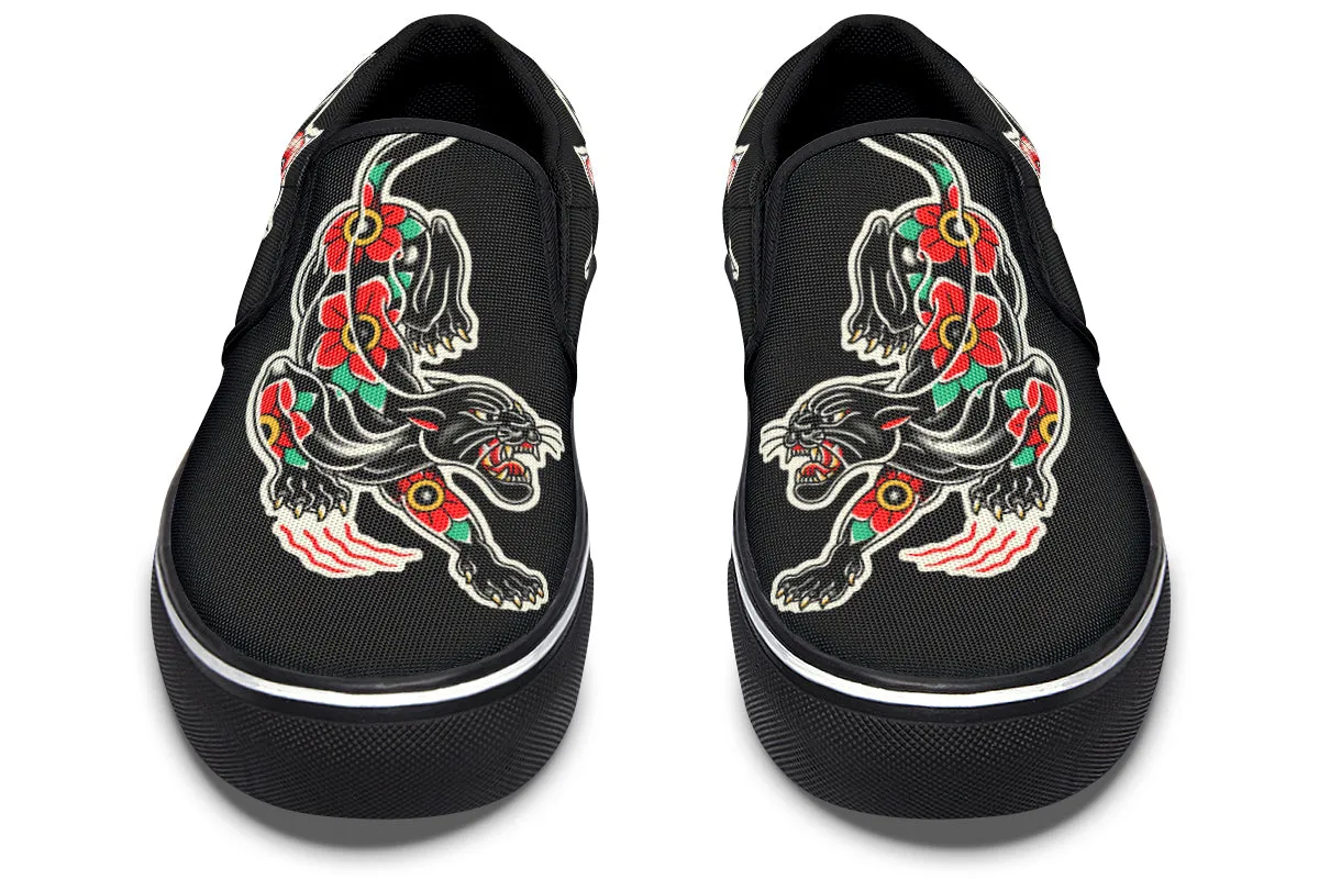 Furio Crawling Panther Slip On Shoes Easy To Clean