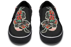 Furio Crawling Panther Slip On Shoes Easy To Clean