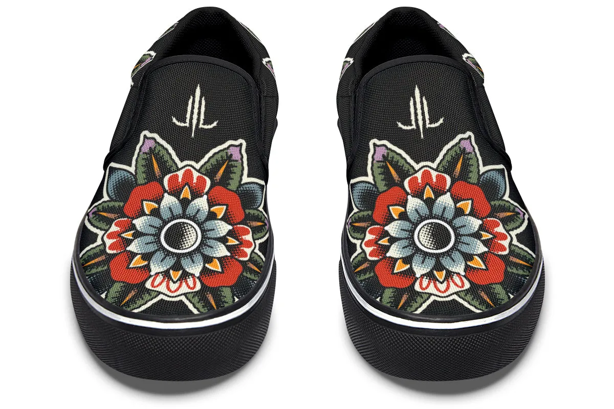 Buckle Fit Clear Glow Furio Mandala Slip On Shoes