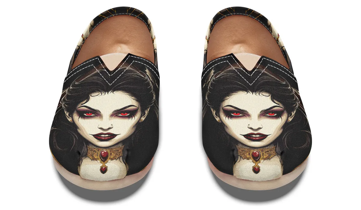 Comfort support Adjustable Fit Neo Traditional Vampire Girl Casual Shoes