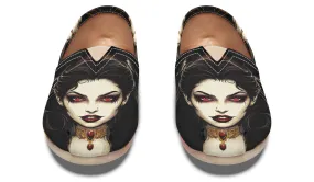 Leather Touch Neo Traditional Vampire Girl Casual Shoes