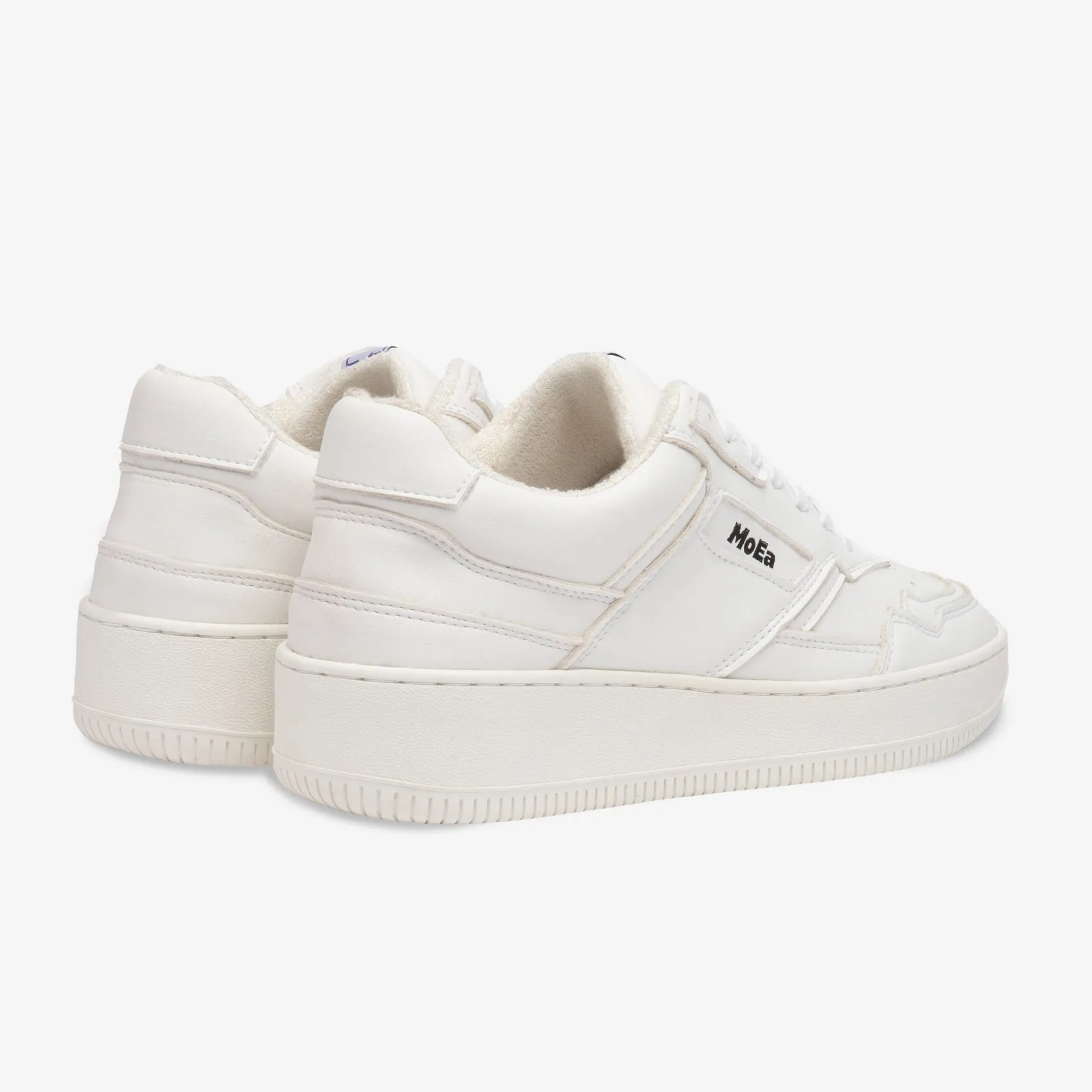 GEN1 Sneaker in White Plant Leather from MoEa Gift Easy