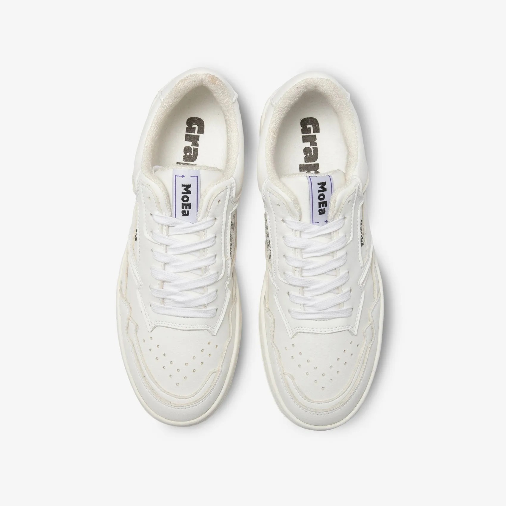 GEN1 Sneaker in White Plant Leather from MoEa LowTop